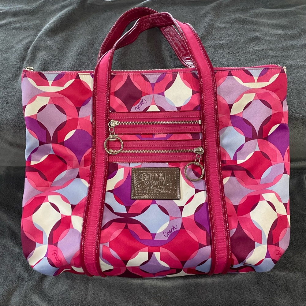 Coach - Pink Poppy Tote